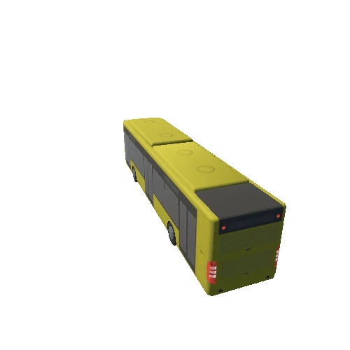 Bus Low Poly_Yellow